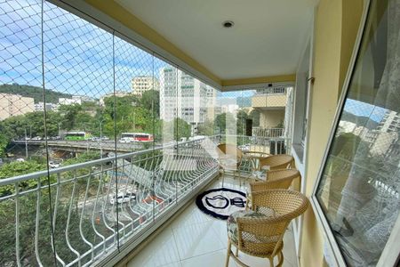 Varanda de apartamento para alugar com 3 quartos, 100m² em Laranjeiras, Rio de Janeiro
