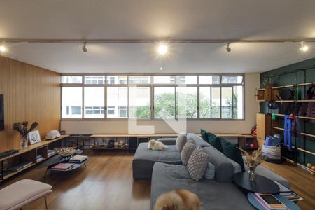 Sala de apartamento à venda com 3 quartos, 130m² em Higienópolis, São Paulo