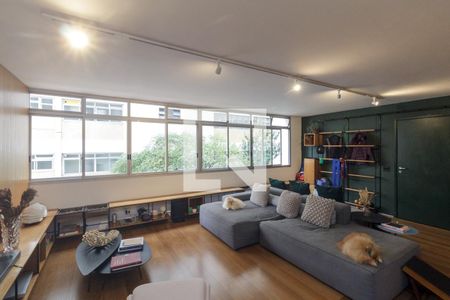 Sala de apartamento à venda com 3 quartos, 130m² em Higienópolis, São Paulo