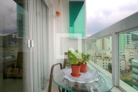Varanda da Sala de apartamento à venda com 2 quartos, 65m² em Buritis, Belo Horizonte