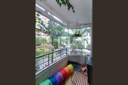 Varanda de apartamento para alugar com 1 quarto, 60m² em Brooklin, São Paulo