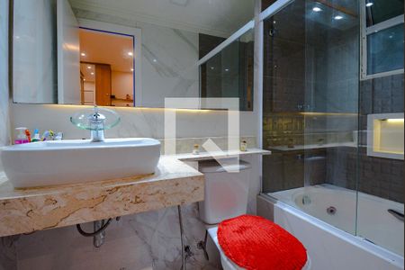 Banheiro da Suíte de casa de condomínio à venda com 2 quartos, 64m² em Suiço, São Bernardo do Campo