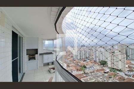 Varanda de apartamento para alugar com 2 quartos, 77m² em Vila Tupi, Praia Grande