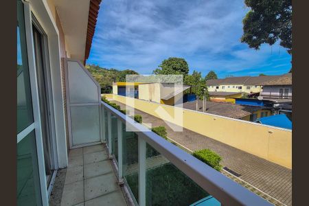 Varanda da Suíte 1 de casa de condomínio à venda com 2 quartos, 75m² em Vargem Grande, Rio de Janeiro