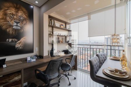 Varanda Integrada de apartamento à venda com 2 quartos, 57m² em Vila Rosalia, Guarulhos