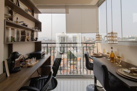 Varanda Integrada de apartamento à venda com 2 quartos, 57m² em Vila Rosalia, Guarulhos