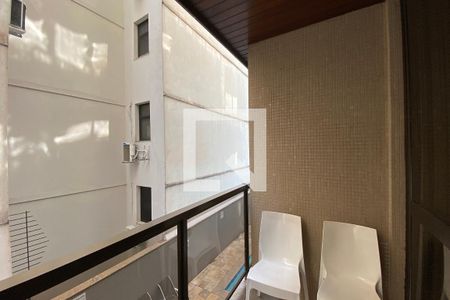 Varanda da Sala de apartamento à venda com 1 quarto, 52m² em Leblon, Rio de Janeiro