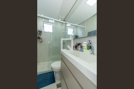 Banheiro da Suíte de apartamento à venda com 2 quartos, 60m² em Vila Nova, Campinas