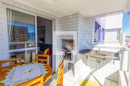 Varanda Gourmet de apartamento para alugar com 2 quartos, 70m² em Vila Tupi, Praia Grande