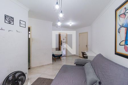 Sala de apartamento à venda com 2 quartos, 52m² em São Pedro, Osasco