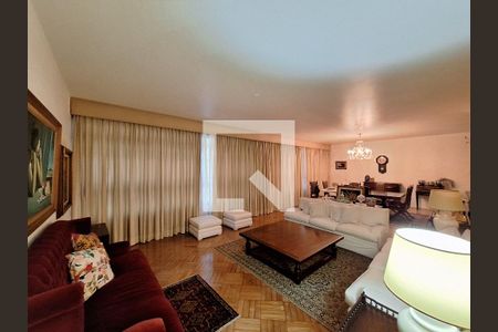 Sala de apartamento à venda com 3 quartos, 190m² em Botafogo, Rio de Janeiro