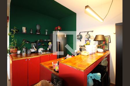 Cozinha de apartamento para alugar com 1 quarto, 90m² em Moema, São Paulo