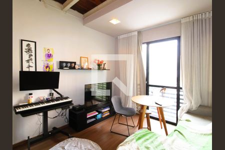 Sala de apartamento para alugar com 1 quarto, 90m² em Moema, São Paulo