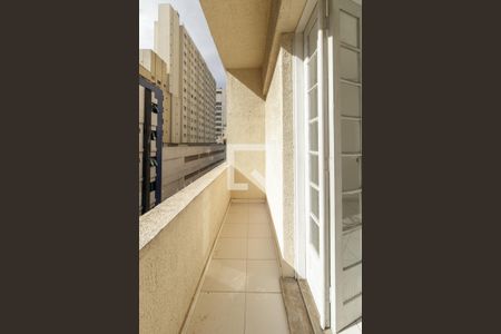 Varanda do Quarto de apartamento para alugar com 1 quarto, 40m² em Santa Efigênia, São Paulo