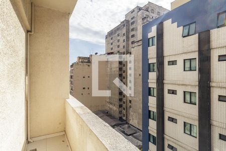 Varanda do Quarto de apartamento para alugar com 1 quarto, 40m² em Santa Efigênia, São Paulo