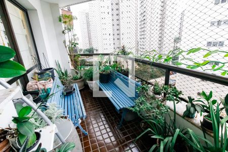 Varanda da Sala de apartamento à venda com 3 quartos, 163m² em Vila Suzana, São Paulo