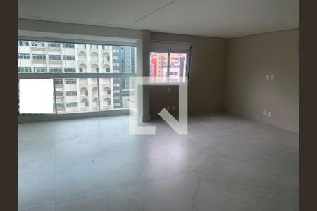 Sala de apartamento à venda com 3 quartos, 128m² em Funcionários, Belo Horizonte