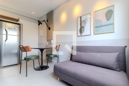 Sala/Cozinha de apartamento à venda com 1 quarto, 25m² em Vila Buarque, São Paulo