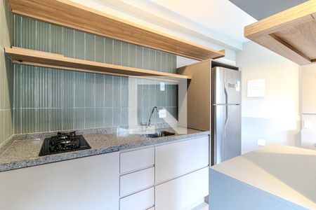 Sala/Cozinha de apartamento à venda com 1 quarto, 25m² em Vila Buarque, São Paulo