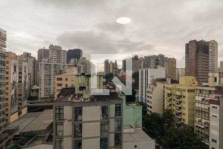 Vista da Sala de apartamento à venda com 1 quarto, 25m² em Vila Buarque, São Paulo