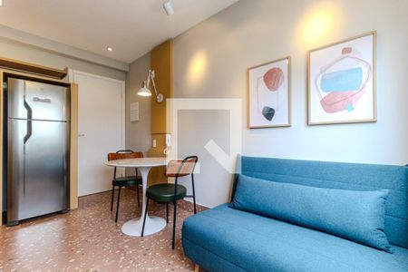 Sala de apartamento à venda com 1 quarto, 25m² em Vila Buarque, São Paulo