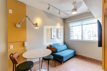 Sala de apartamento à venda com 1 quarto, 25m² em Vila Buarque, São Paulo
