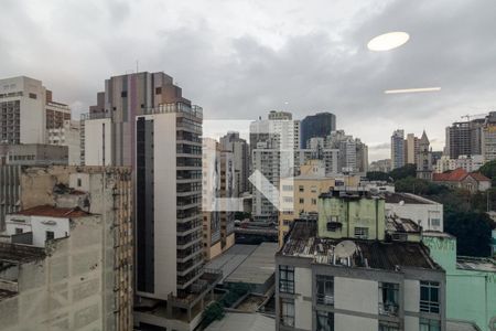 Vista da Sala de apartamento à venda com 1 quarto, 25m² em Vila Buarque, São Paulo