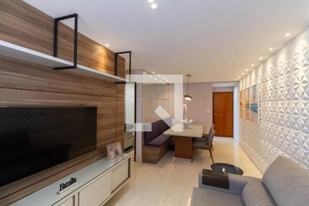 Sala  de apartamento à venda com 3 quartos, 72m² em Castelo, Belo Horizonte