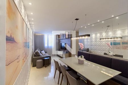 Sala  de apartamento à venda com 3 quartos, 72m² em Castelo, Belo Horizonte
