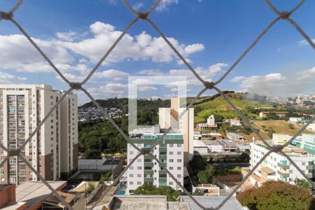 Vista da sala  de apartamento à venda com 3 quartos, 72m² em Castelo, Belo Horizonte