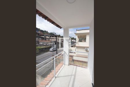 Varanda da Sala de apartamento para alugar com 3 quartos, 140m² em Estrela do Norte, São Gonçalo