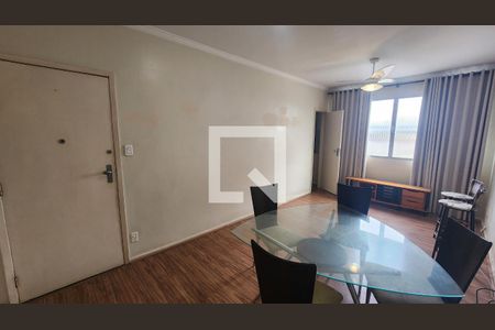 Sala de apartamento para alugar com 1 quarto, 70m² em Boqueirão, Santos