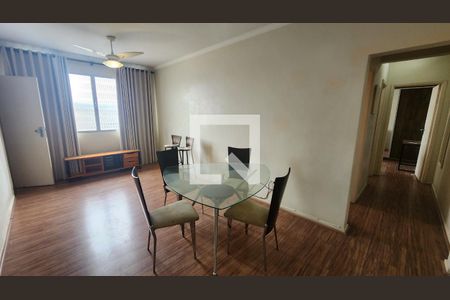 Sala de apartamento para alugar com 1 quarto, 70m² em Boqueirão, Santos