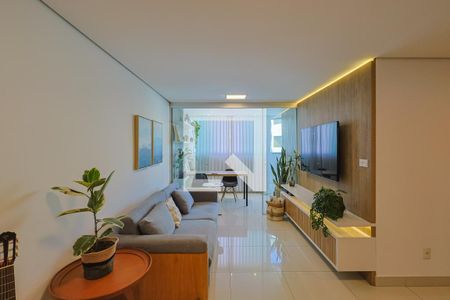 Sala de apartamento à venda com 4 quartos, 103m² em Liberdade, Belo Horizonte