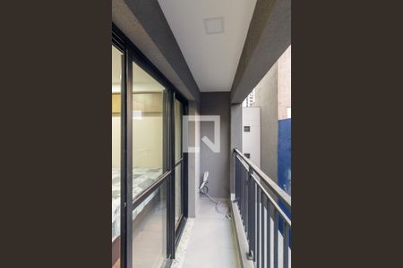 Studio para alugar com 26m², 1 quarto e sem vagaVaranda