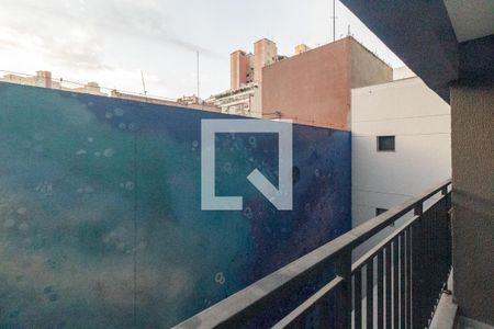 Studio para alugar com 26m², 1 quarto e sem vagaVaranda