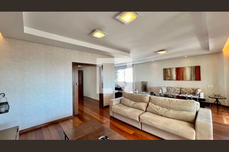 sala  de apartamento à venda com 4 quartos, 320m² em Santo Antônio, Belo Horizonte