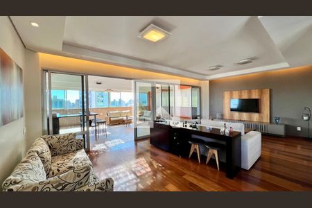 sala de apartamento à venda com 4 quartos, 320m² em Santo Antônio, Belo Horizonte