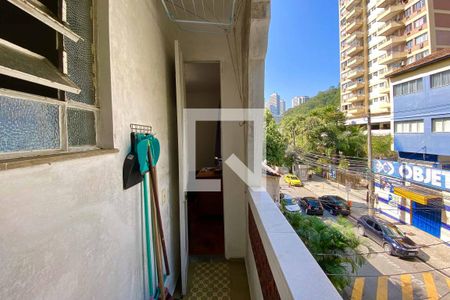 Varanda de apartamento à venda com 1 quarto, 44m² em Botafogo, Rio de Janeiro