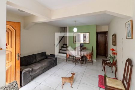 Sala de casa de condomínio à venda com 3 quartos, 72m² em Dona Clara, Belo Horizonte