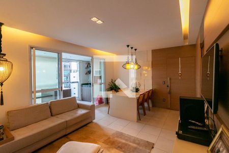 Sala de apartamento para alugar com 3 quartos, 115m² em Vila da Serra, Nova Lima