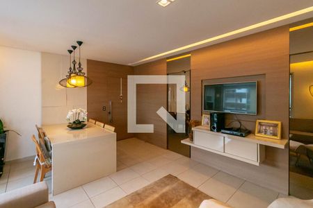 Sala de apartamento para alugar com 3 quartos, 115m² em Vila da Serra, Nova Lima