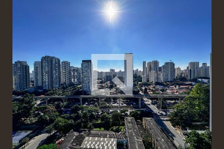 Vista  de apartamento para alugar com 1 quarto, 97m² em Brooklin Paulista, São Paulo