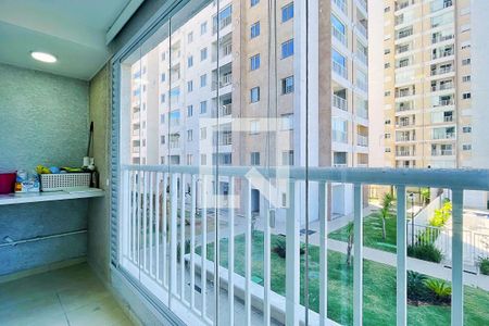 Varanda da Sala de apartamento para alugar com 2 quartos, 43m² em Vila São João, Guarulhos