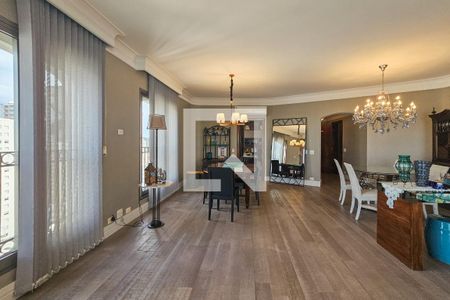 Sala de apartamento para alugar com 5 quartos, 220m² em Vila Luis Antonio, Guarujá