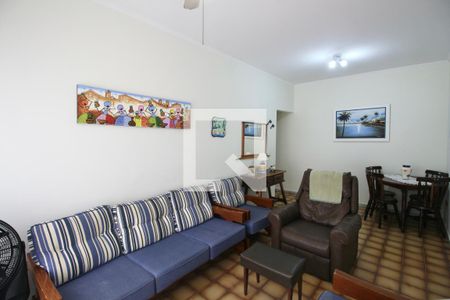 Sala de apartamento para alugar com 3 quartos, 80m² em Jardim São Miguel, Guarujá
