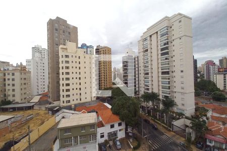 Vista da Sala  de apartamento para alugar com 1 quarto, 40m² em Cambuí, Campinas