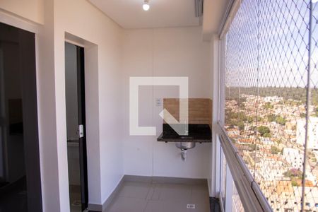 Varanda da Sala de apartamento para alugar com 3 quartos, 77m² em Vila Maria Jose, Goiânia