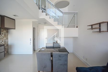 Sala/Cozinha de apartamento para alugar com 1 quarto, 63m² em Jardim do Mar, São Bernardo do Campo