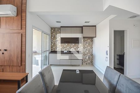 Sala/Cozinha de apartamento para alugar com 1 quarto, 63m² em Jardim do Mar, São Bernardo do Campo